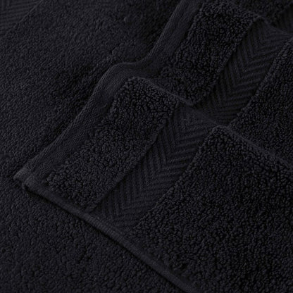 Serviette de bain en coton absorbante de qualité supérieure, sans torsion (lot de 2)