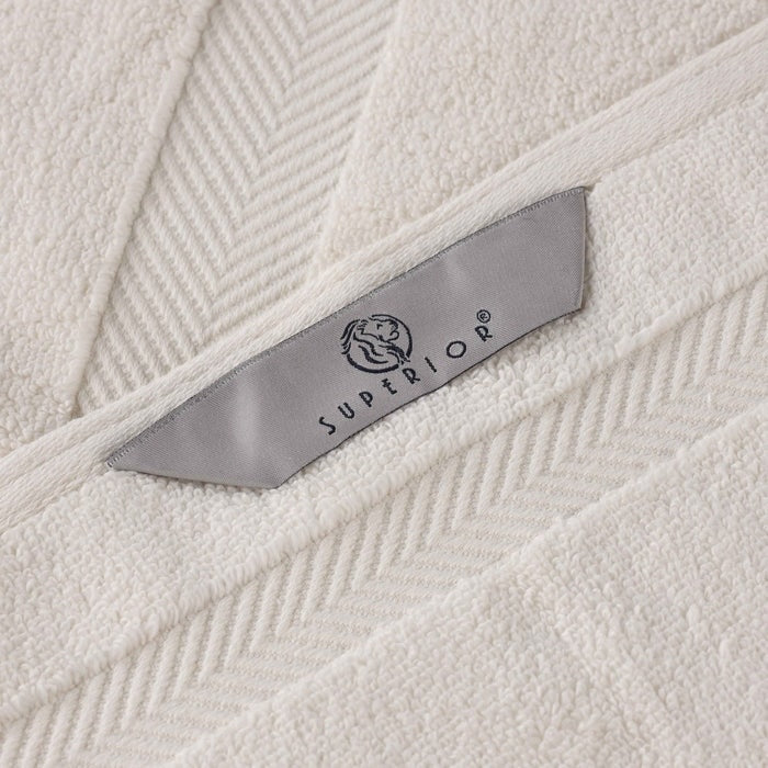 Serviette de bain en coton absorbante de qualité supérieure, sans torsion (lot de 2)