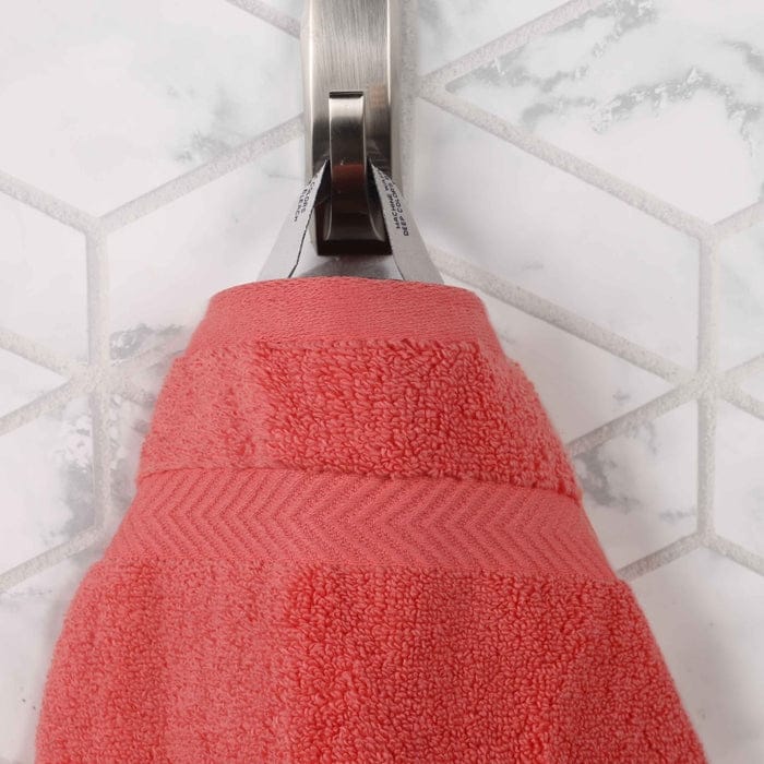 Serviette de bain en coton absorbante de qualité supérieure, sans torsion (lot de 2)