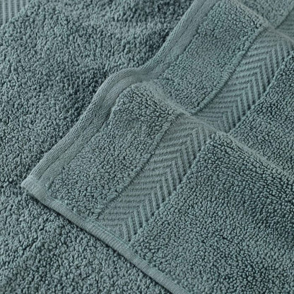 Serviette de bain en coton absorbante de qualité supérieure, sans torsion (lot de 2)