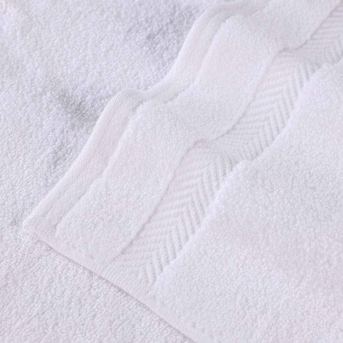 Serviette de bain en coton absorbante de qualité supérieure, sans torsion (lot de 2)