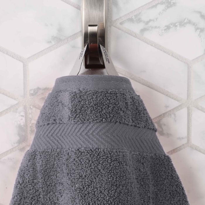 Serviette de bain en coton absorbante de qualité supérieure, sans torsion (lot de 2)