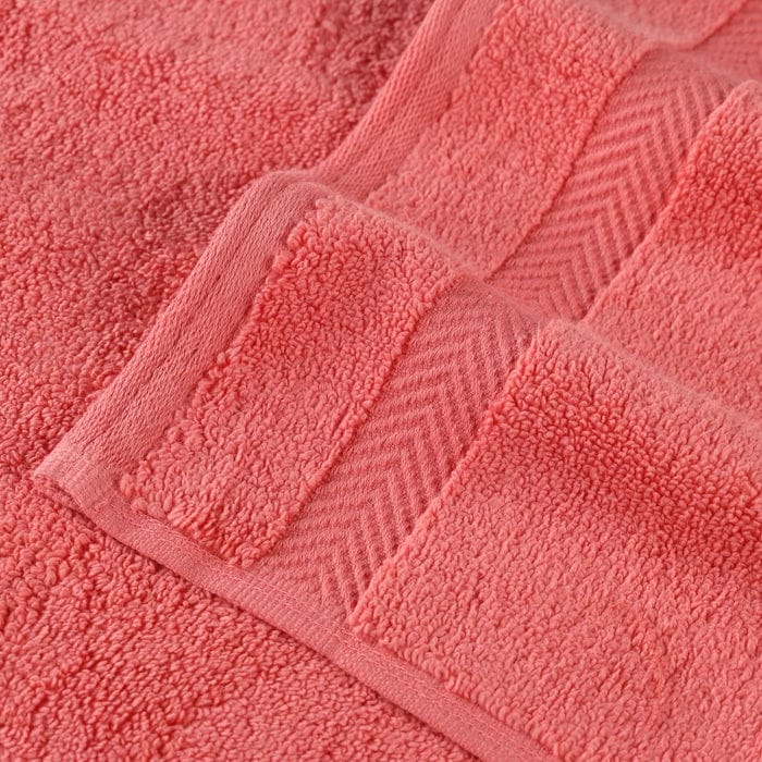 Serviette de bain en coton absorbante de qualité supérieure, sans torsion (lot de 2)
