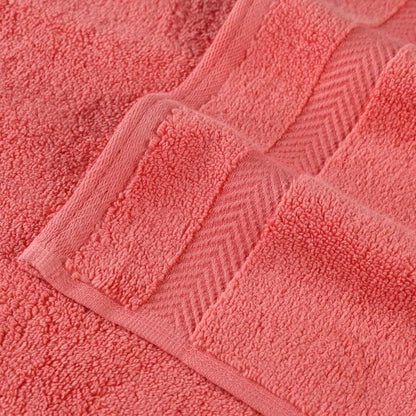 Serviette de bain en coton absorbante de qualité supérieure, sans torsion (lot de 2)