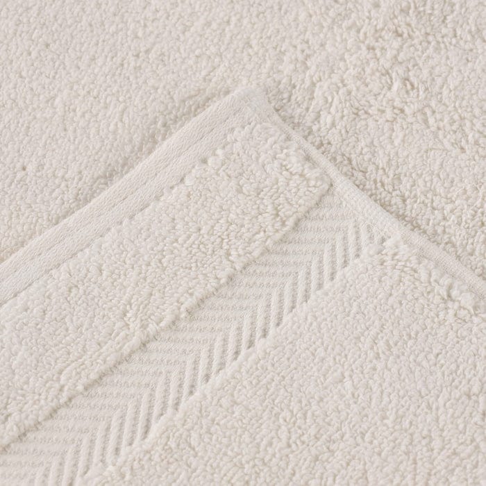Serviette de bain en coton absorbante de qualité supérieure, sans torsion (lot de 2)
