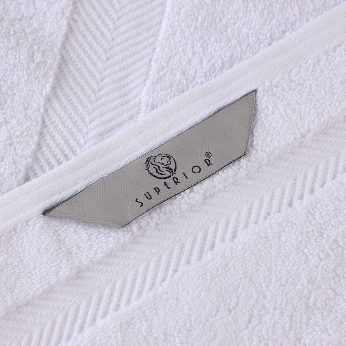 Serviette de bain en coton absorbante de qualité supérieure, sans torsion (lot de 2)