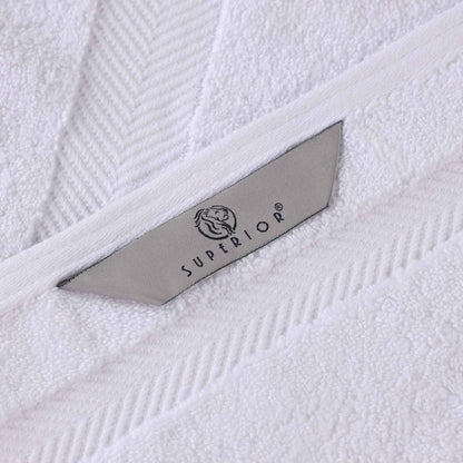 Serviette de bain en coton absorbante de qualité supérieure, sans torsion (lot de 2)