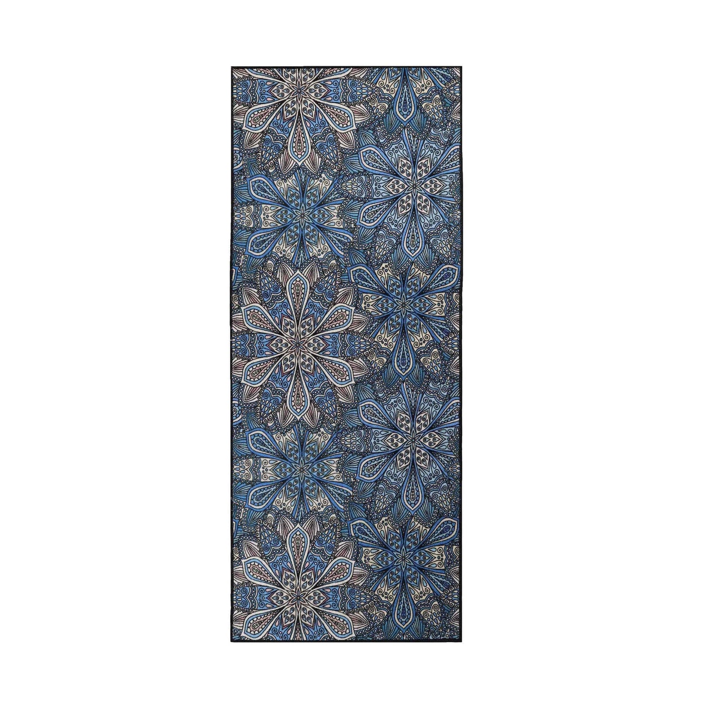 Tapis d'intérieur et d'extérieur antidérapant à motif floral bohème Cassidy de qualité supérieure