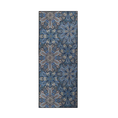 Tapis d'intérieur et d'extérieur antidérapant à motif floral bohème Cassidy de qualité supérieure