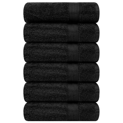 Serviettes à main en coton de qualité supérieure 600 g/m² 45 x 71 cm par Ample Decor - 6 pièces