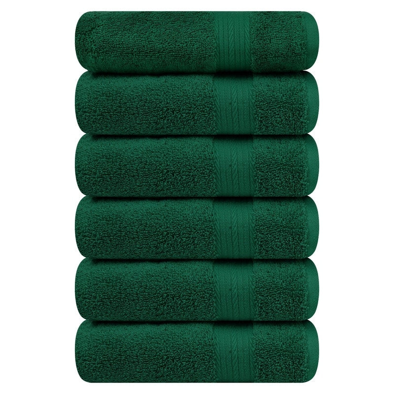 Serviettes à main en coton de qualité supérieure 600 g/m² 45 x 71 cm par Ample Decor - 6 pièces