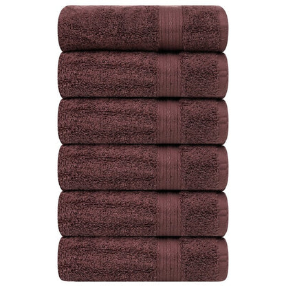 Serviettes à main en coton de qualité supérieure 600 g/m² 45 x 71 cm par Ample Decor - 6 pièces