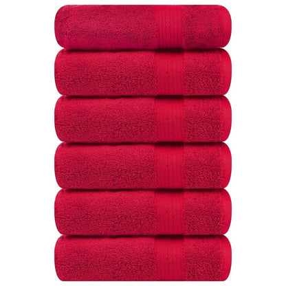 Serviettes à main en coton de qualité supérieure 600 g/m² 45 x 71 cm par Ample Decor - 6 pièces