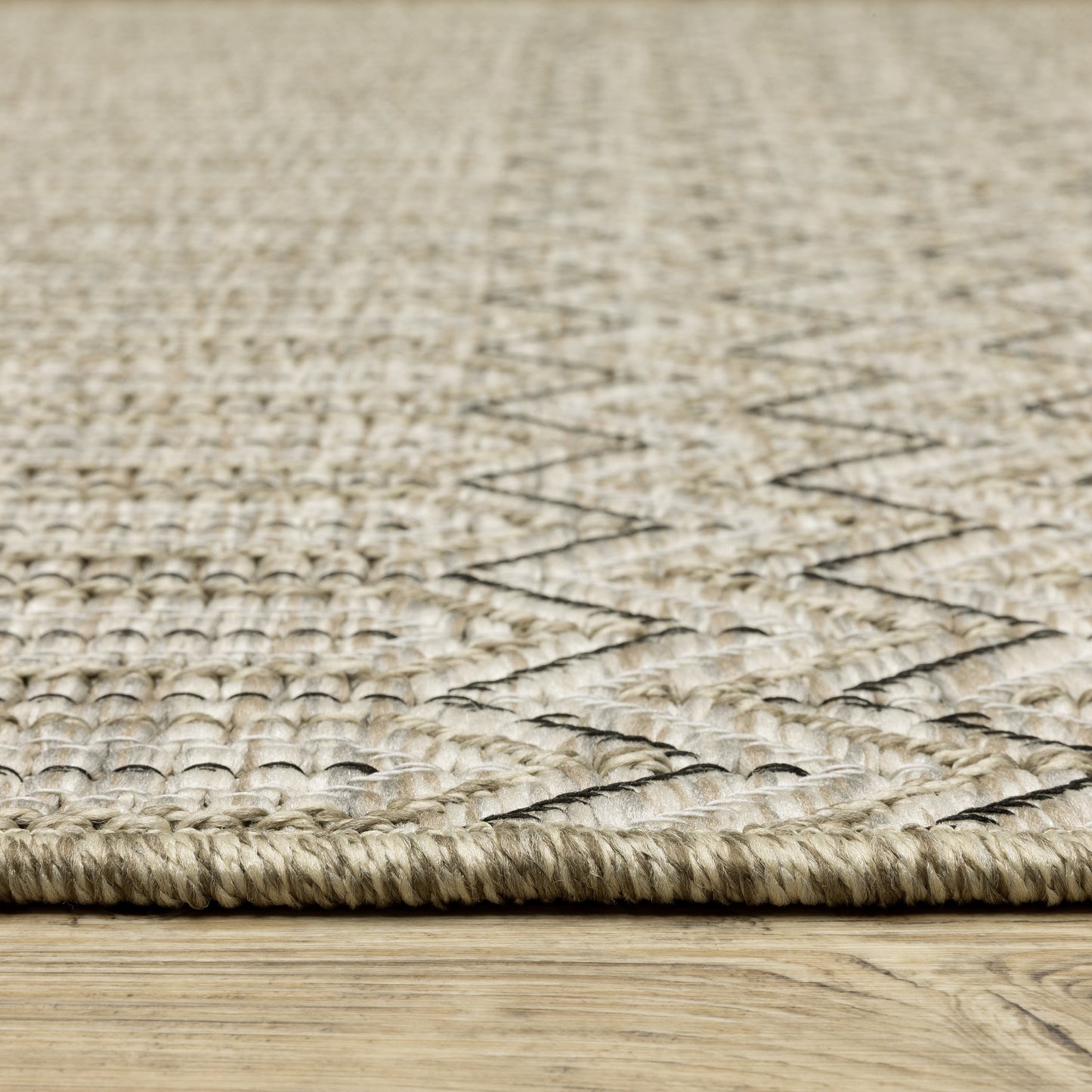 Tapis de sol Vista Home Tangelo Geometric Tan/Black Ultimate Performance
