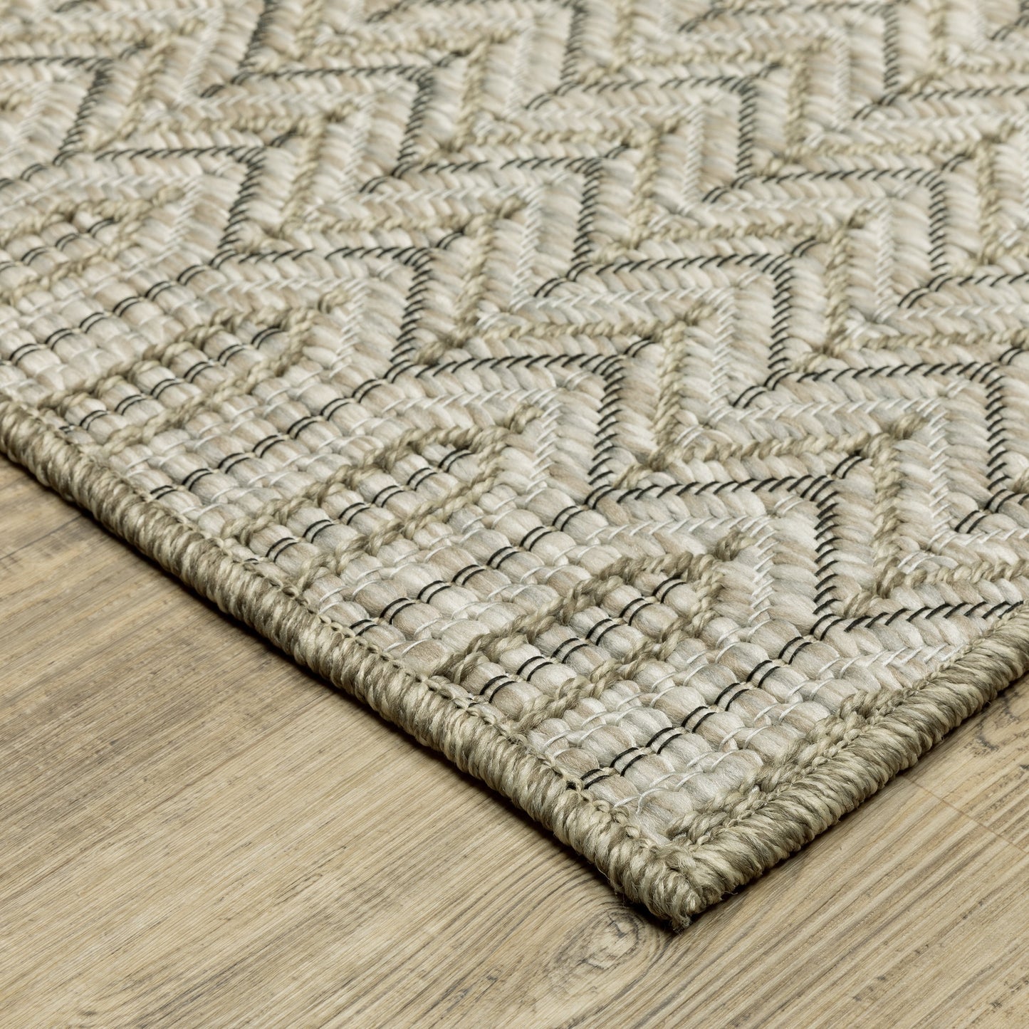 Tapis de sol Vista Home Tangelo Geometric Tan/Black Ultimate Performance
