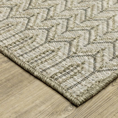 Tapis de sol Vista Home Tangelo Geometric Tan/Black Ultimate Performance