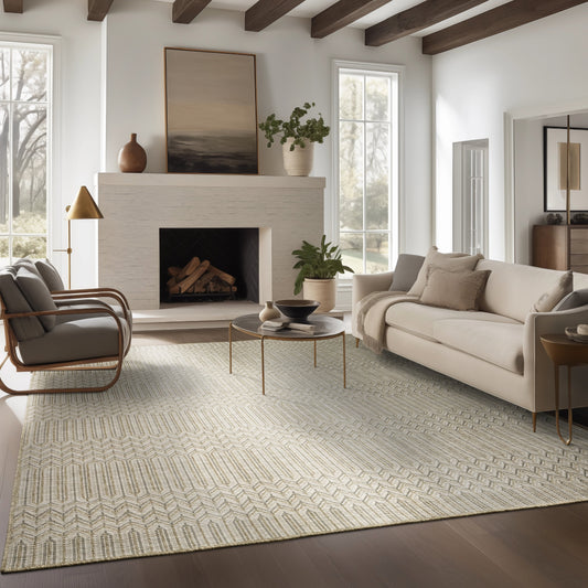 Tapis de sol Vista Home Tangelo Geometric Tan/Black Ultimate Performance