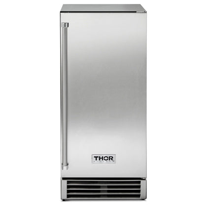Machine à glaçons encastrable Thor Kitchen de 15 pouces, capacité de production quotidienne : 50 lb