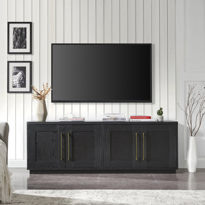 Meuble TV rectangulaire Tillman pour téléviseurs jusqu'à 75