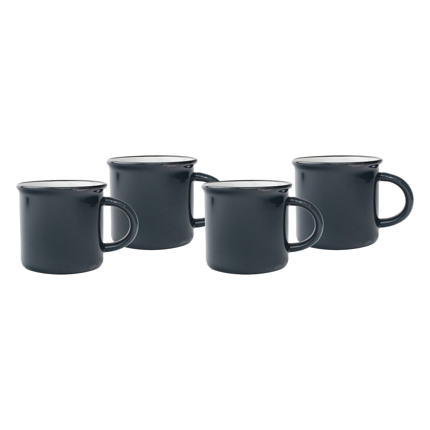 Tasses en fer blanc - Lot de 4