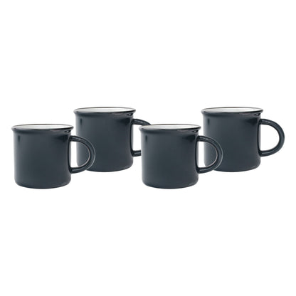 Tasses en fer blanc - Lot de 4