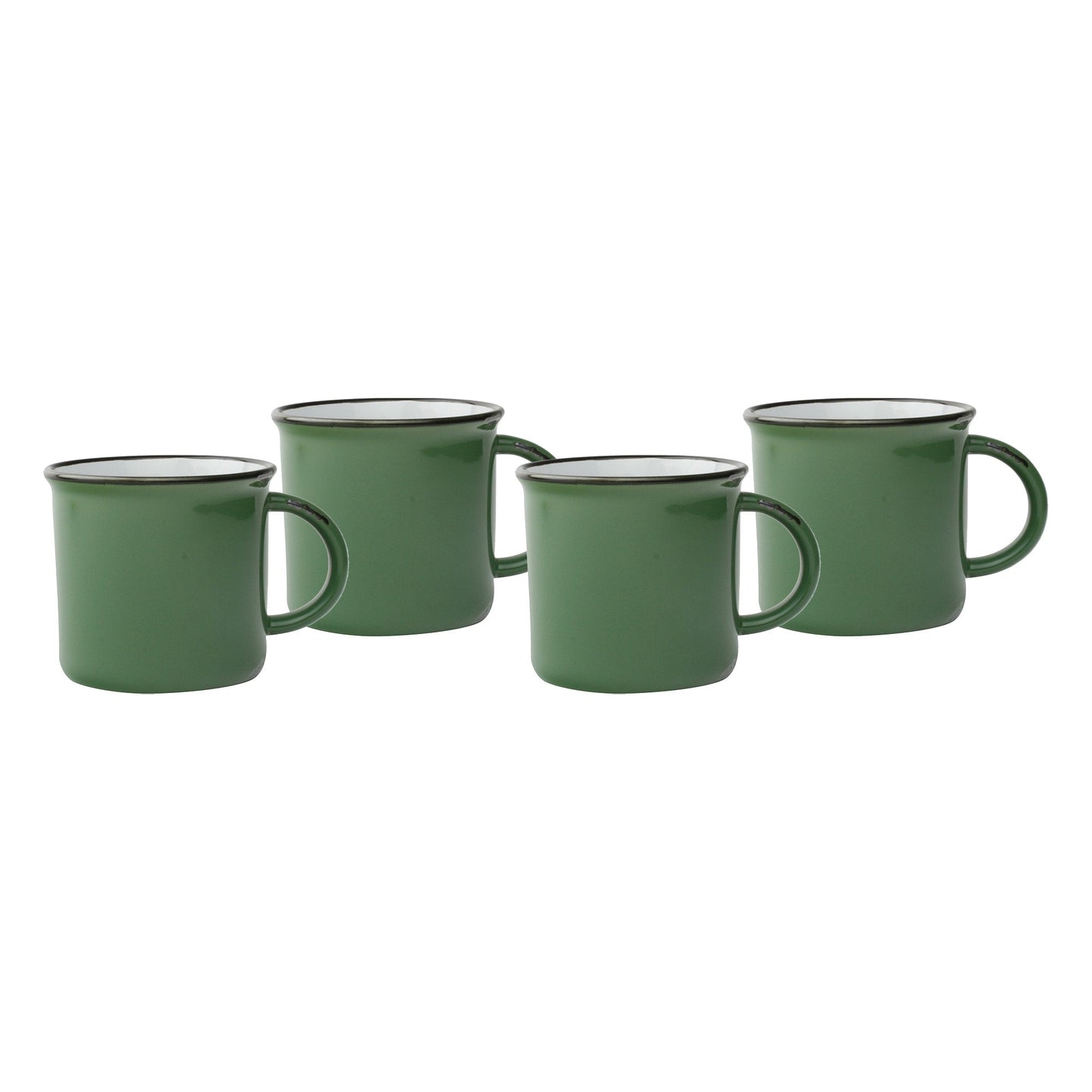 Tasses en fer blanc - Lot de 4