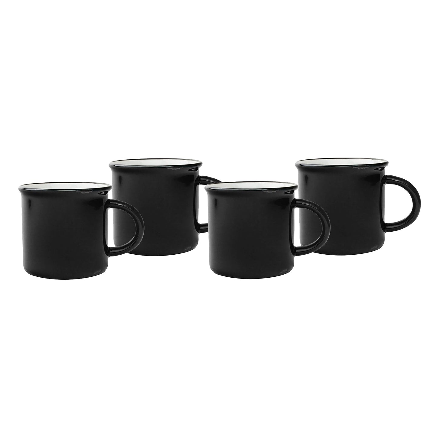 Tasses en fer blanc - Lot de 4