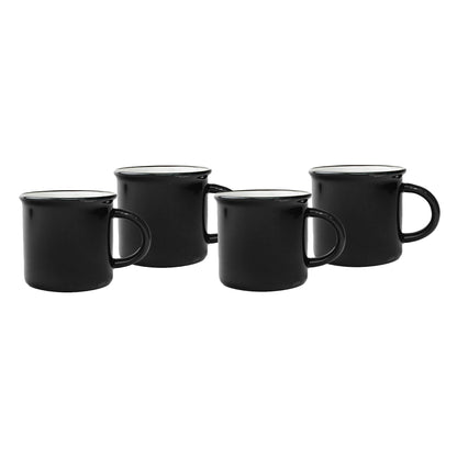 Tasses en fer blanc - Lot de 4