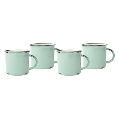 Tasses en fer blanc - Lot de 4