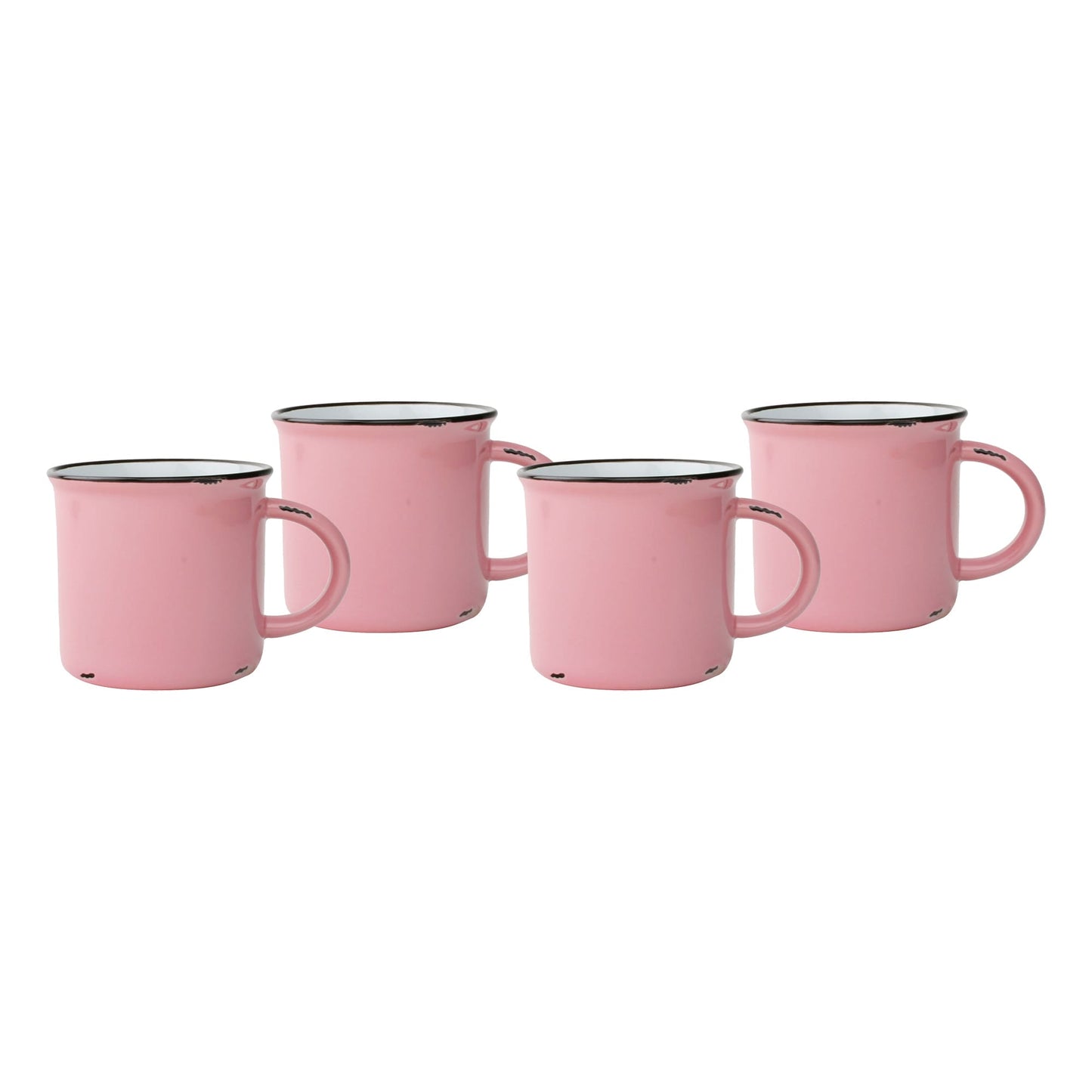 Tasses en fer blanc - Lot de 4
