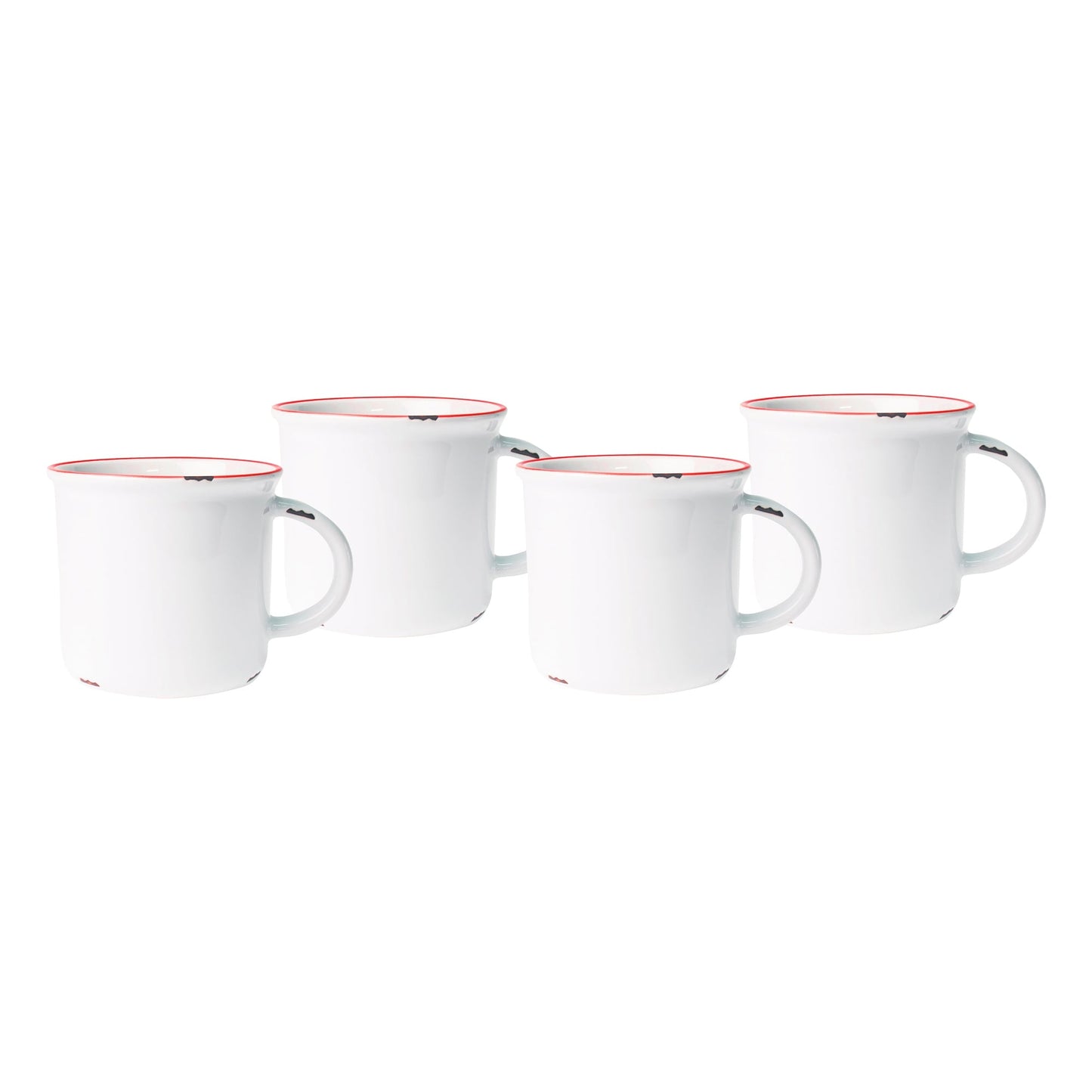 Tasses en fer blanc - Lot de 4