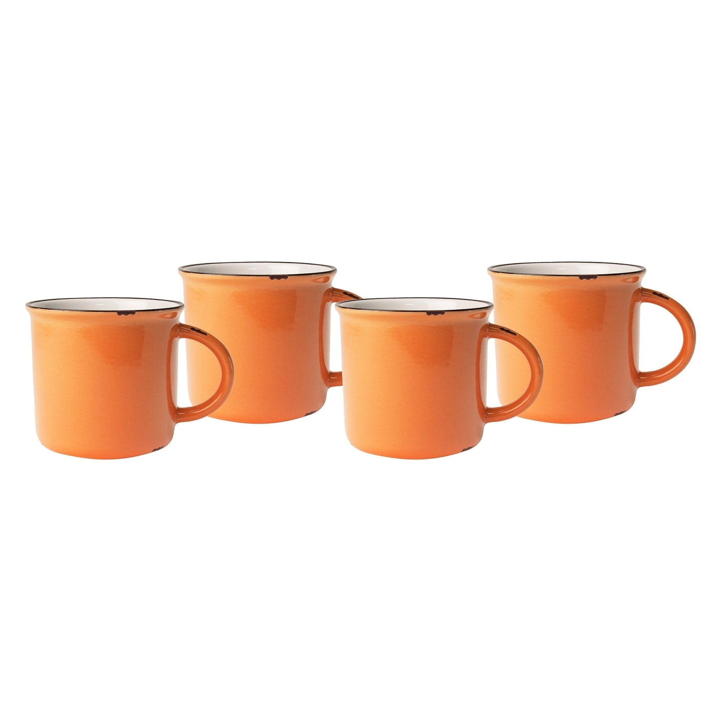 Tasses en fer blanc - Lot de 4