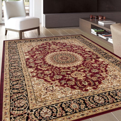Tapis médaillon oriental traditionnel de la World Rug Gallery
