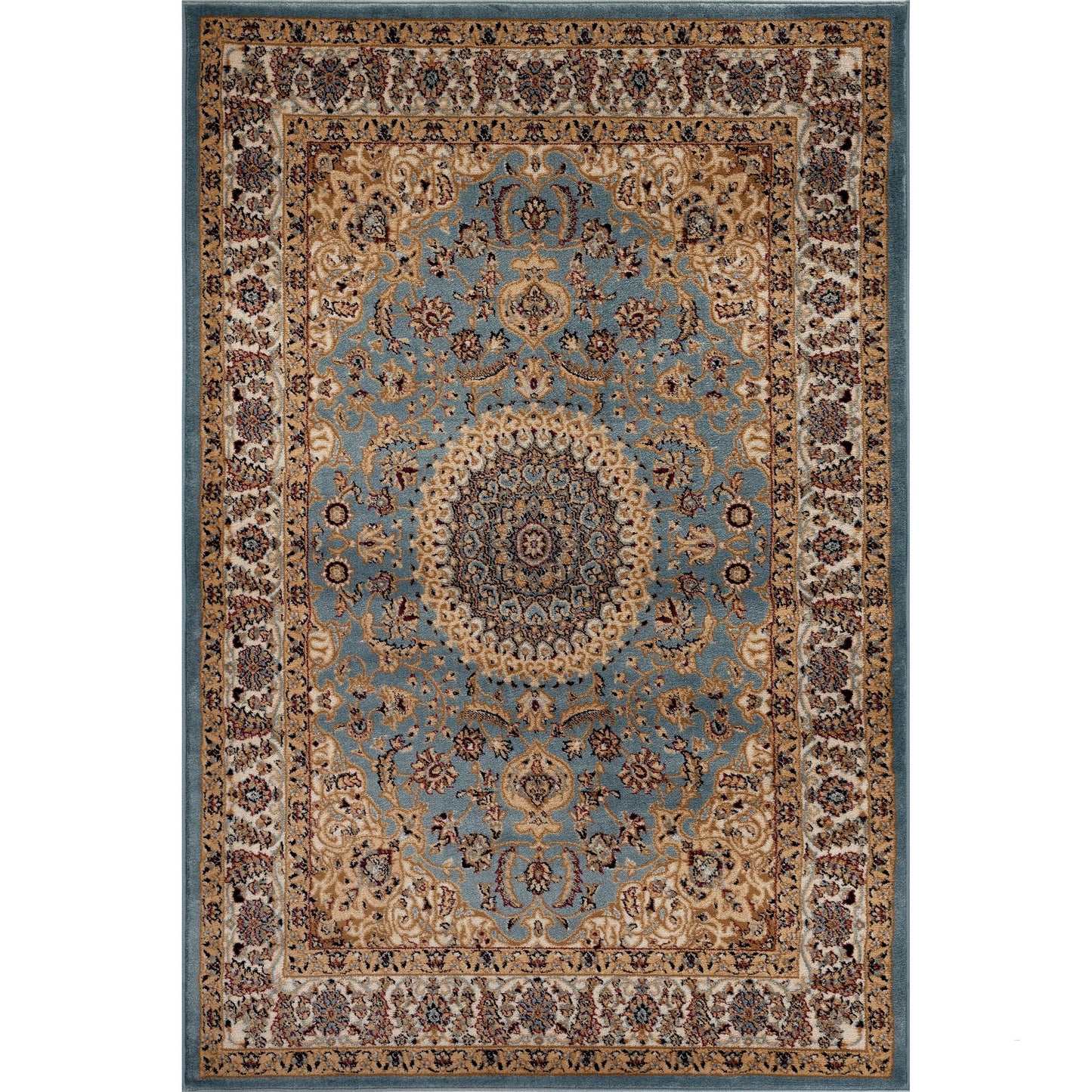Tapis médaillon oriental traditionnel de la World Rug Gallery