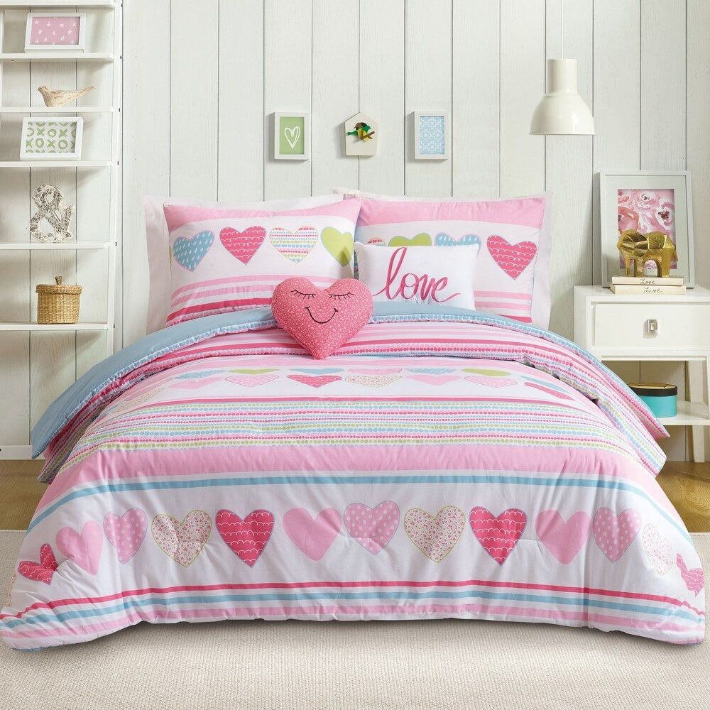 Parure de couette Daphné Urban Playground avec 2 oreillers décoratifs