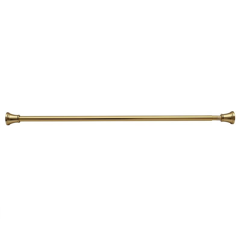Tringle à rideau de douche réglable Utopia Alley de 183 cm (72 po) – Aluminium antirouille avec embout en caoutchouc, installation sans perçage