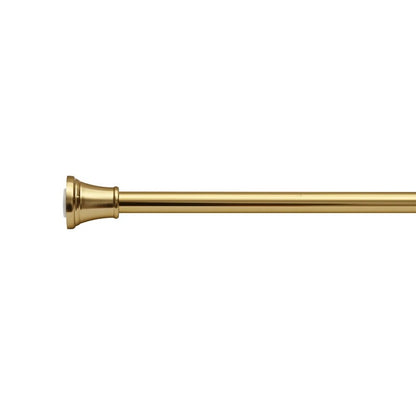 Tringle à rideau de douche réglable Utopia Alley de 183 cm (72 po) – Aluminium antirouille avec embout en caoutchouc, installation sans perçage