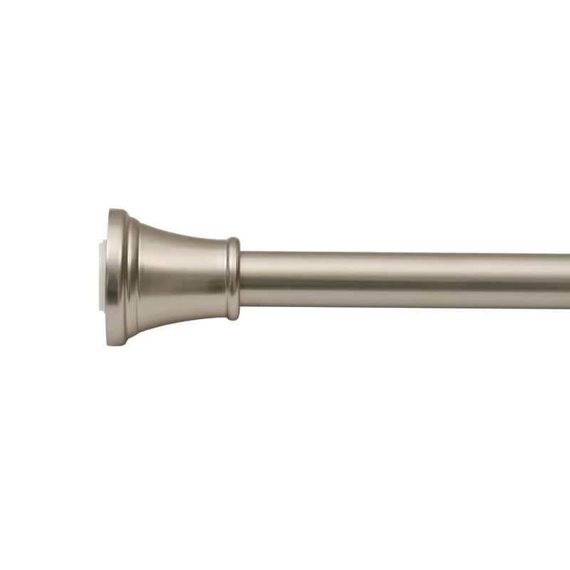 Tringle à rideau de douche réglable Utopia Alley de 183 cm (72 po) – Aluminium antirouille avec embout en caoutchouc, installation sans perçage