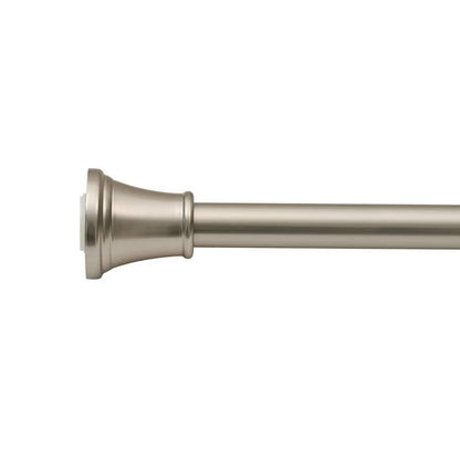Tringle à rideau de douche réglable Utopia Alley de 183 cm (72 po) – Aluminium antirouille avec embout en caoutchouc, installation sans perçage