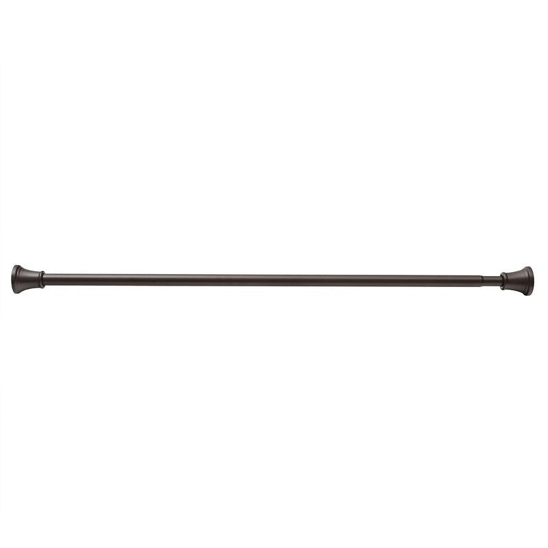 Tringle à rideau de douche réglable Utopia Alley de 183 cm (72 po) – Aluminium antirouille avec embout en caoutchouc, installation sans perçage