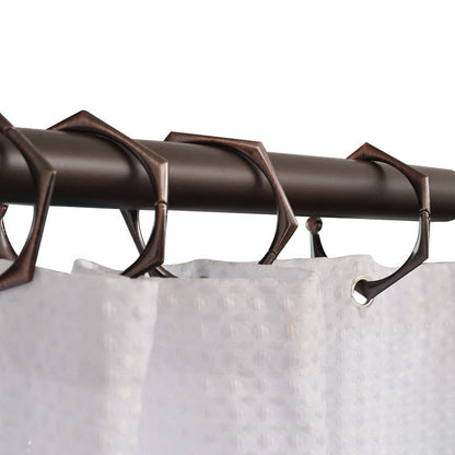 Tringle à rideau de douche réglable Utopia Alley de 183 cm (72 po) – Aluminium antirouille avec embout en caoutchouc, installation sans perçage