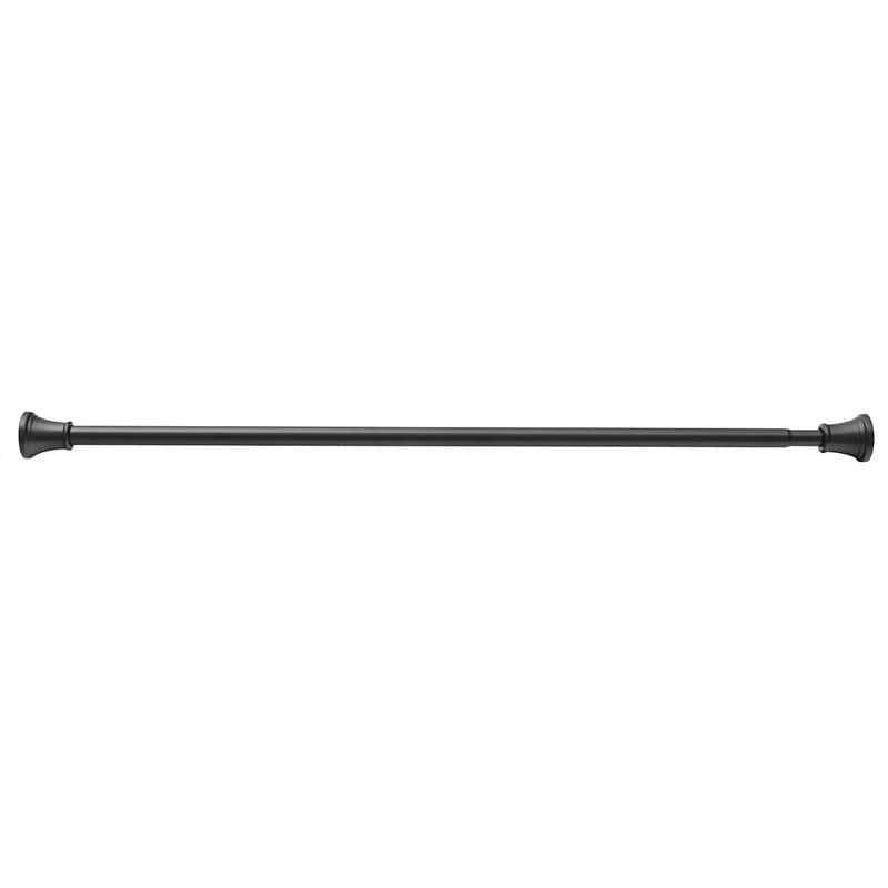 Tringle à rideau de douche réglable Utopia Alley de 183 cm (72 po) – Aluminium antirouille avec embout en caoutchouc, installation sans perçage