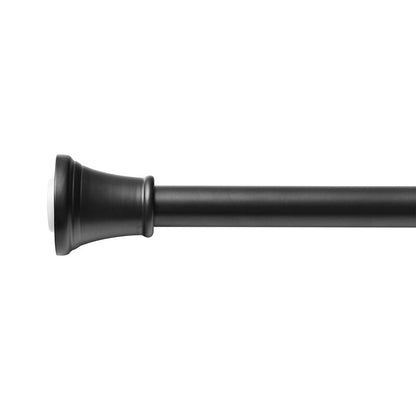 Tringle à rideau de douche réglable Utopia Alley de 183 cm (72 po) – Aluminium antirouille avec embout en caoutchouc, installation sans perçage
