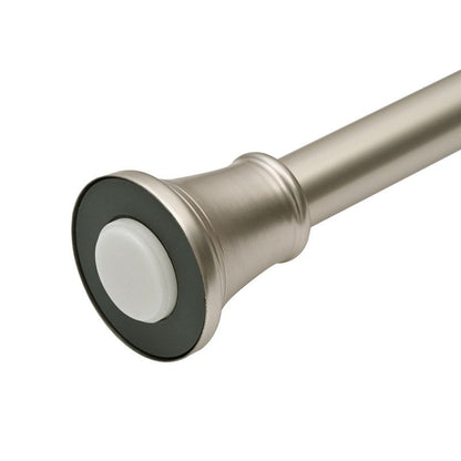 Tringle à rideau de douche réglable Utopia Alley de 183 cm (72 po) – Aluminium antirouille avec embout en caoutchouc, installation sans perçage