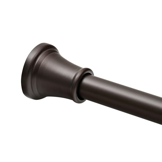 Tringle à rideau de douche réglable Utopia Alley de 183 cm (72 po) – Aluminium antirouille avec embout en caoutchouc, installation sans perçage