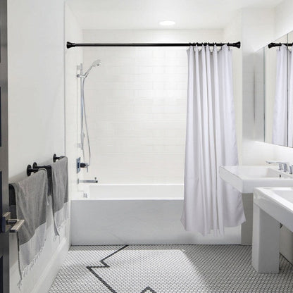 Lot de 12 crochets de rideau de douche en acier inoxydable à double boule roulante Utopia Alley