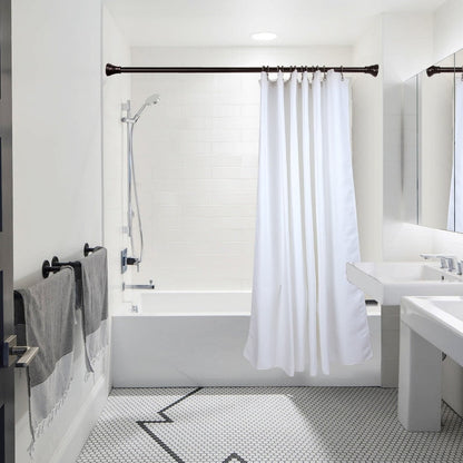 Lot de 12 crochets de rideau de douche en acier inoxydable à double boule roulante Utopia Alley