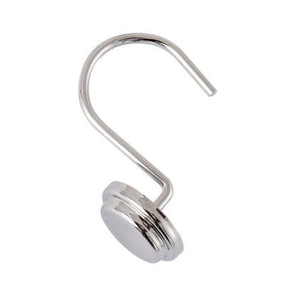 Anneaux de rideau de douche en métal antirouille Utopia Alley pour salle de bain, lot de 12
