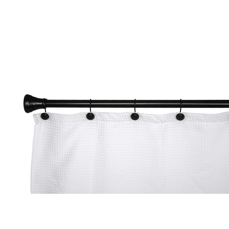 Anneaux de rideau de douche en métal antirouille Utopia Alley pour salle de bain, lot de 12