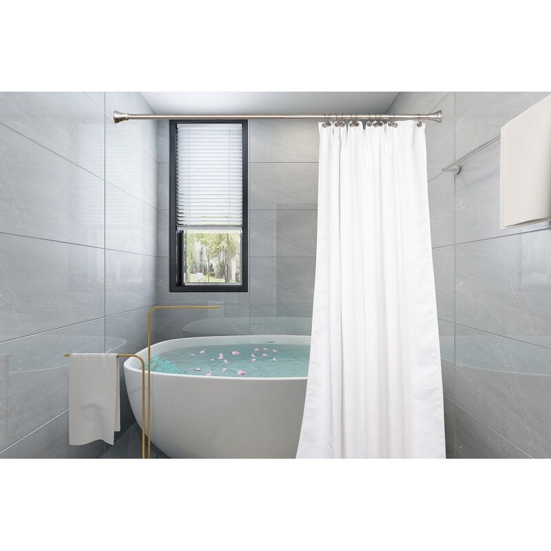 Anneaux de rideau de douche en métal antirouille Utopia Alley pour salle de bain, lot de 12